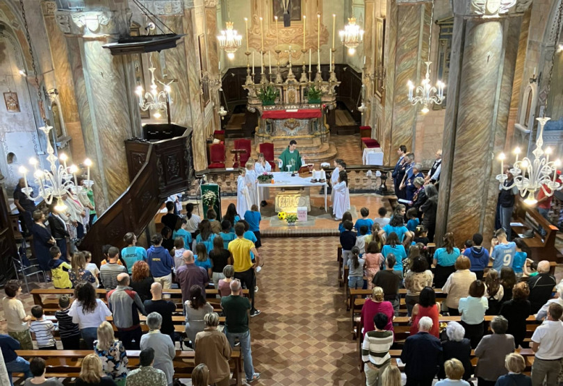 I restauri della chiesa parrocchiale a Pontestura